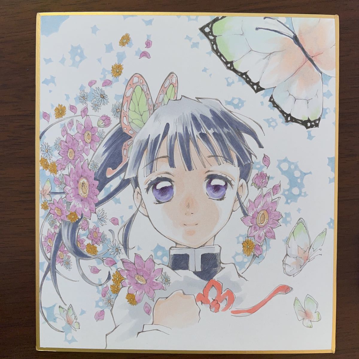 鬼滅の刃 手描きイラスト 直筆一点モノ あさひなきりん 同人イラスト 栗花落カナヲ 手描きイラスト 売買されたオークション情報 Yahooの商品情報をアーカイブ公開 オークファン Aucfan Com