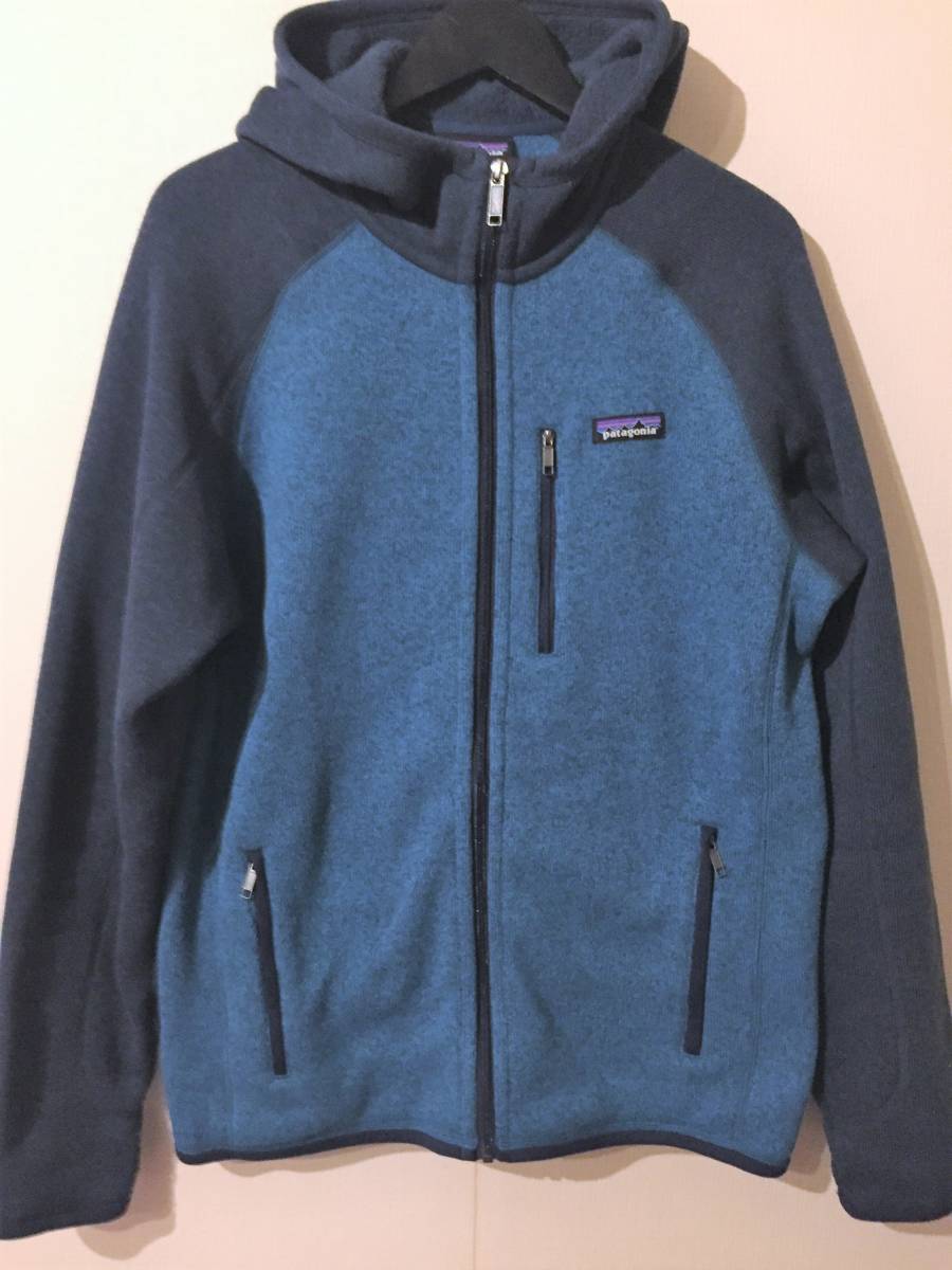 【最新作，格安】 パタゴニア PATAGONIA 15AW ベターセーターフーディ 2トーン ニットフリース パーカー ジャケット M UWTB ネイビー BETTER SWEATER HOODY(Mサイズ)｜売買されたオークション情報、yahooの商品情報をアーカ 男性用