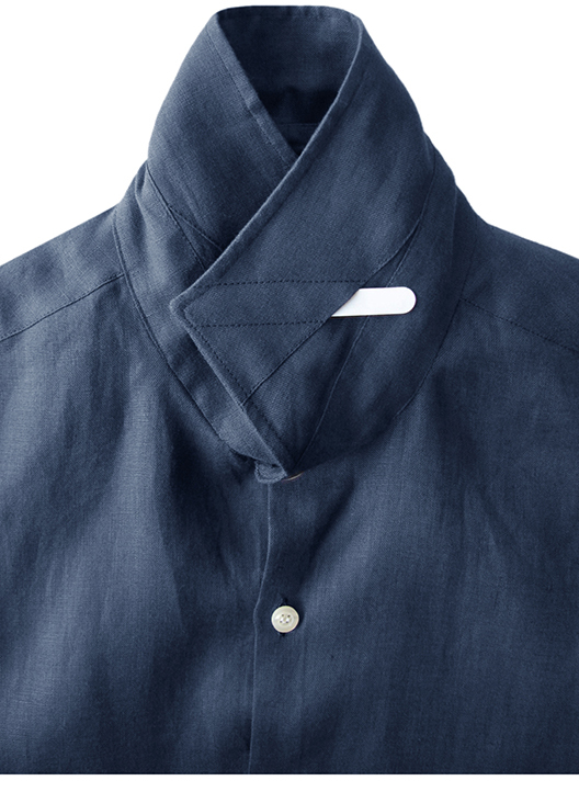 BARNEYS NEWYORK　スペイン製　リネンシャツ ◇新品 本物◇BARNEYS NEWYORK スペイン製！ リネン シャツ