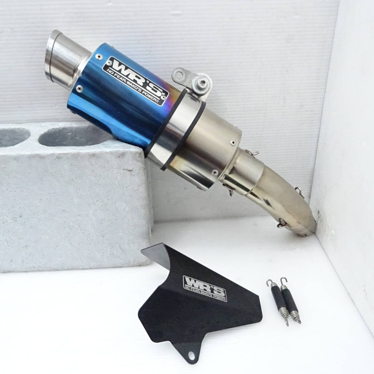 ADドラッグスター1100スラッシュカット2in1マフラーVP10J