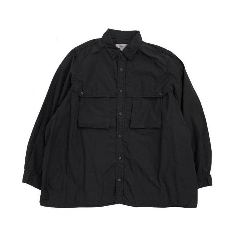 Graphpaper 21SS 新作 Garment Dyed Poplin Umbrella Yoke Shirt GM211
