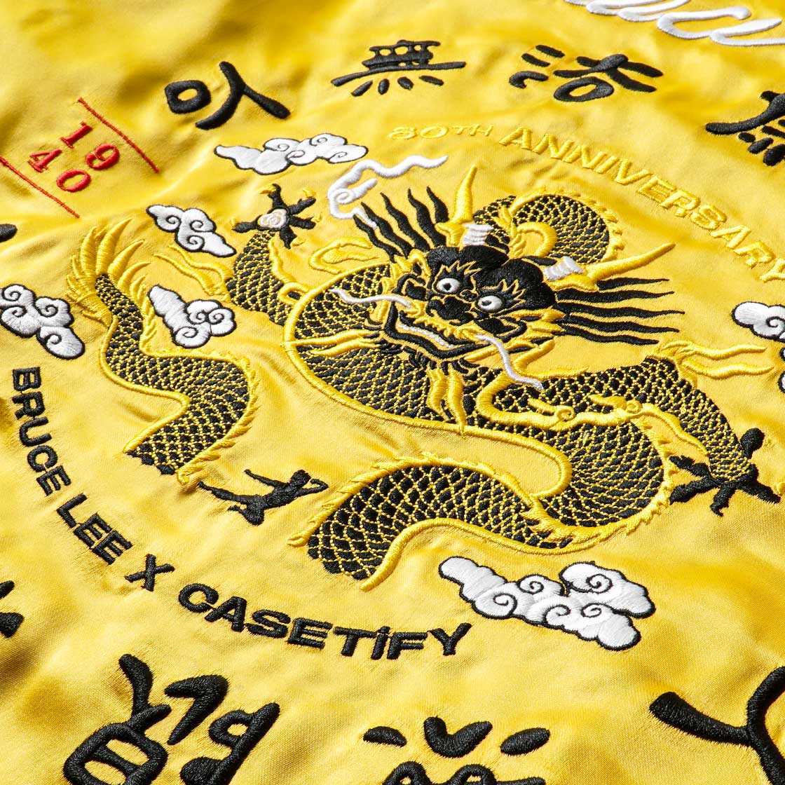 Bruce Lee x CASETiFY　Yin Yang Reversible Souvenir Jacket　size Lブルースリー　スカジャン リバーシブル サイズL 限定80　即日完売品