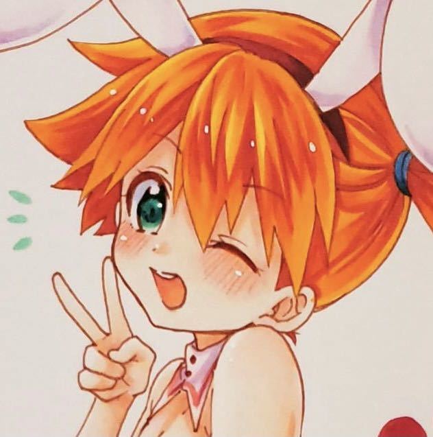 同人手描きイラスト ポケモン カスミ バニー ハガキサイズ コピック メアリー 手描きイラスト 売買されたオークション情報 Yahooの商品情報をアーカイブ公開 オークファン Aucfan Com