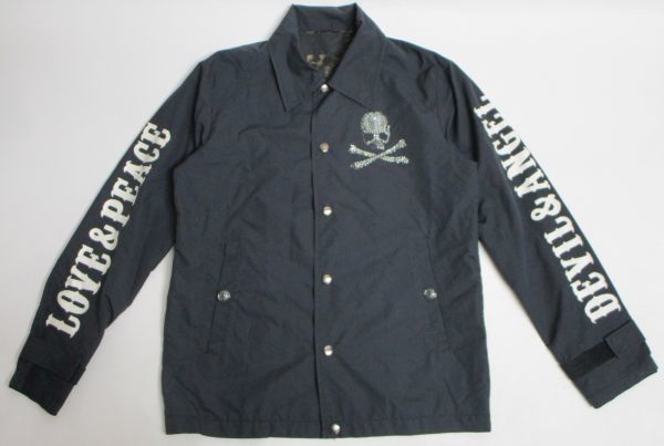 国内正規品 Roen ロエン コーチジャケット スカル ドクロ スパンコール