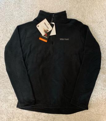セール，低価 1円スタート marmotマーモットPOLARTEC1/2ジップフリースシャツLブラック(長袖Tシャツ)｜売買されたオークション情報、yahooの商品情報をアーカイブ公開 - オークファン 長袖Tシャツ