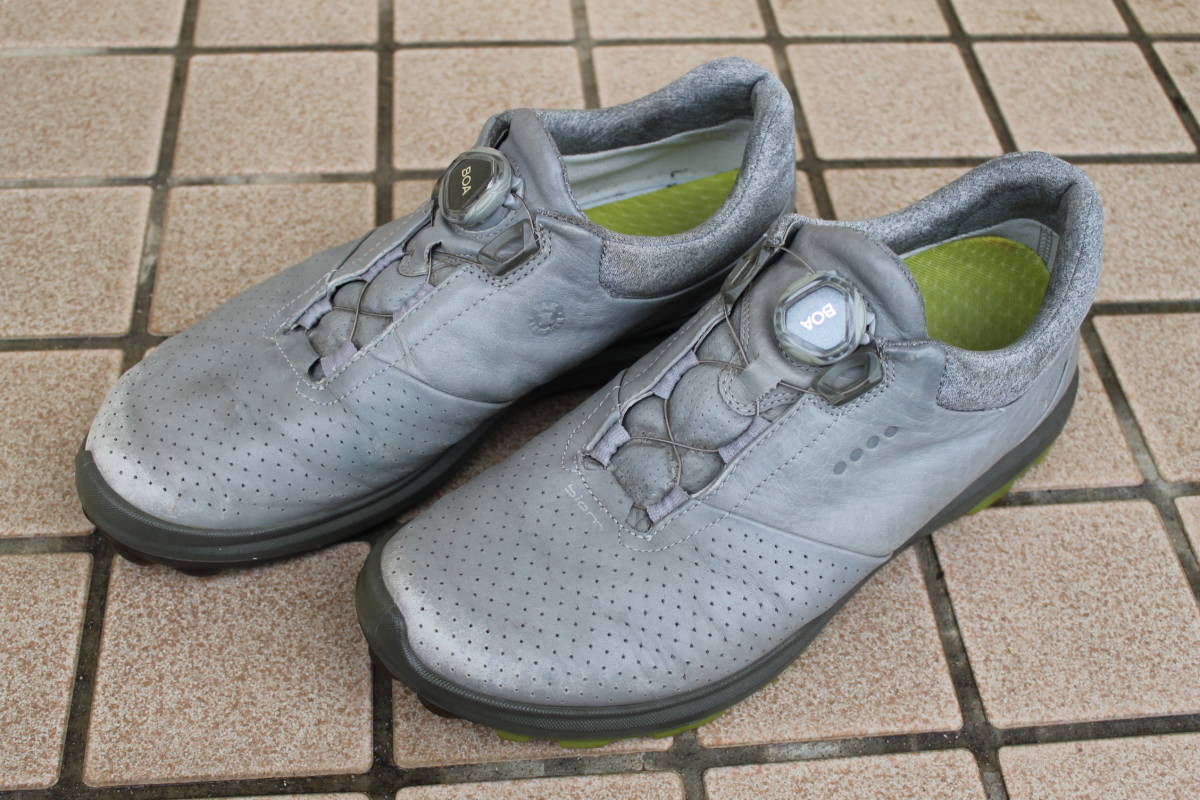 エコー ECCO スパイクレス boa JPN27.0 EU43 天然皮革