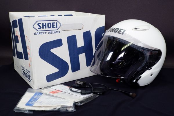 e784 SHOEI ヘルメット J-STREAM HARLEY-DAVIDSON 白 ｜セキュリティ 