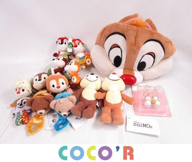 同梱可】良品 ディズニー チップ デール ぬいぐるみバッジ ツムツム