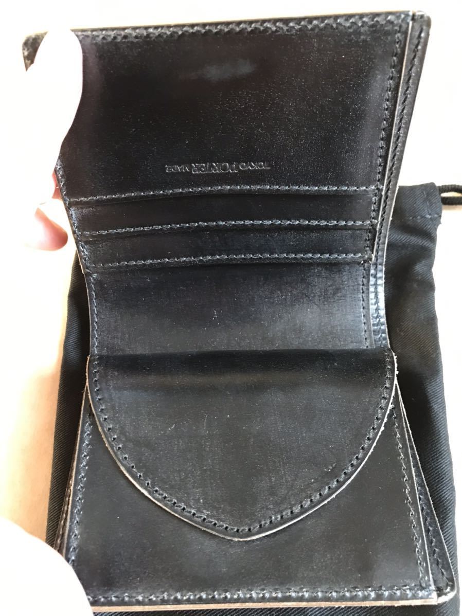 美品 吉田カバン ポーター カジノ PORTER CASINO 二つ折り財布