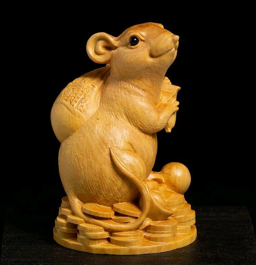 2026年最新Yahoo!オークション -#ネズミ(東洋彫刻)の中古品 置物 風水 