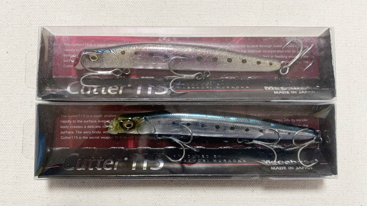 安い，お得 メガバス カッター 115 2個セット Megabass Cutter 115 シンキング シーバス ソルト ルアー ミノー おすすめ バチ抜け(ミノー)｜売買されたオークション情報、yahooの商品情報をアーカイブ公開 - オ 海水