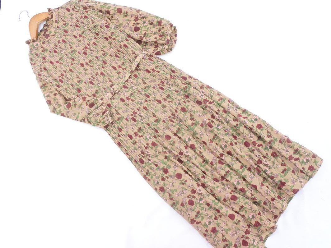 Ag By Aquagirl エージーバイアクアガール タック 花柄 シフォン ワンピース Sizem ベージュ Alb6 スカート 売買されたオークション情報 Yahooの商品情報をアーカイブ公開 オークファン Aucfan Com