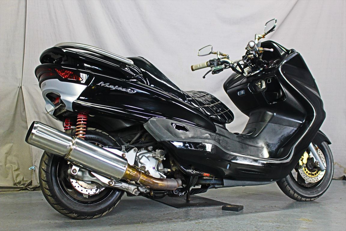 マジェスティc 250cc 1円スタート 書類あり カスタム エンジン実働