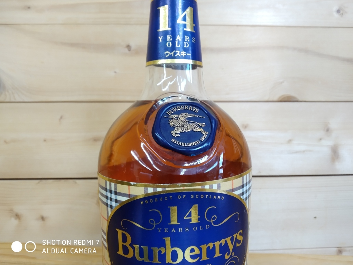 古酒☆未開栓 バーバリー14年 700ml 40% スコッチウイスキー No8922