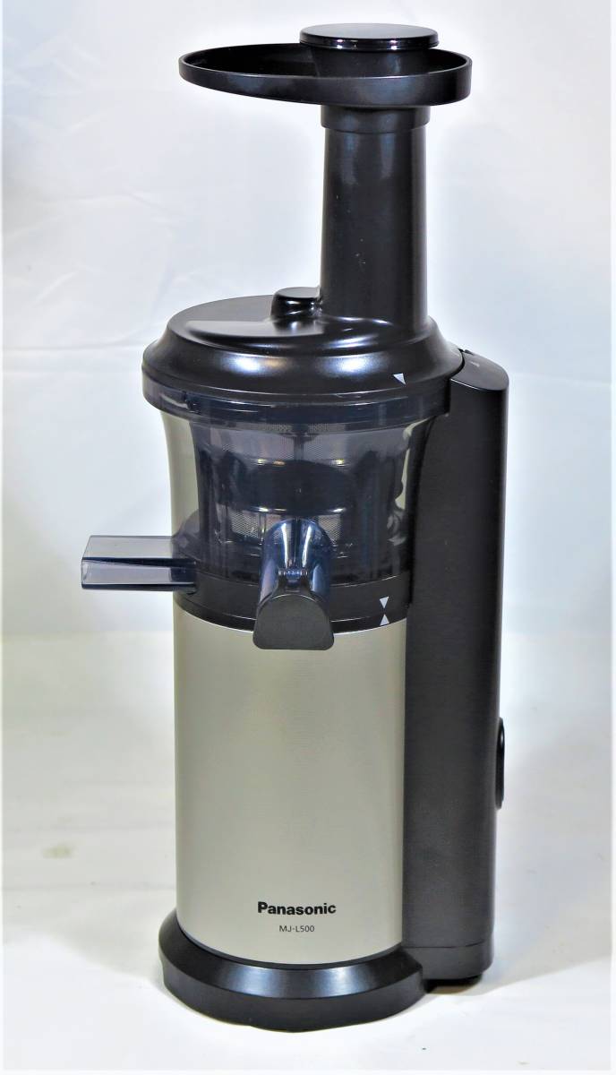 Panasonic vitamin server slow juicer Silver MJ-L500-S 動作品