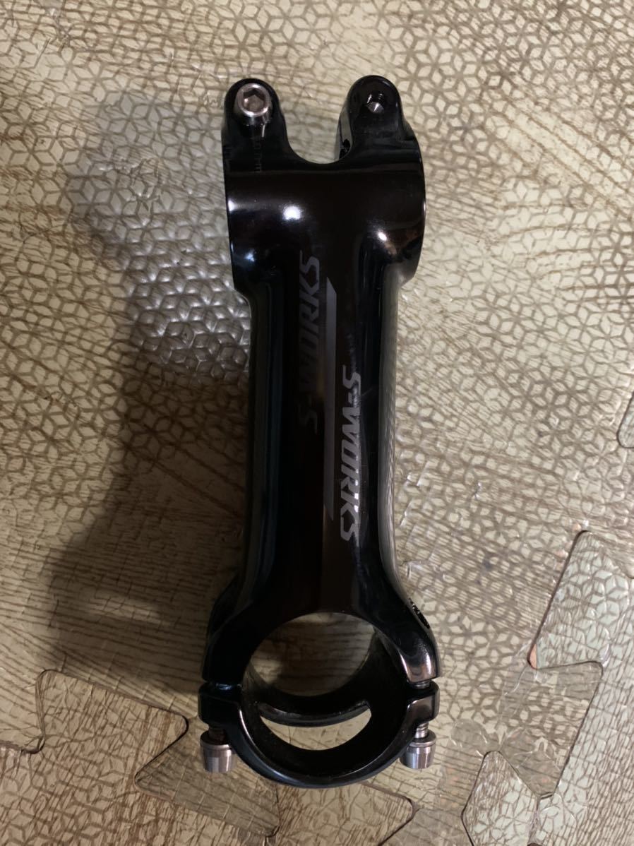 S-Works ステム 100mm x 6° tarmac 新車取り外し S-WORKS SPECIALIZED 100mm スペシャライズド TARMAC STEM SL φ31.8