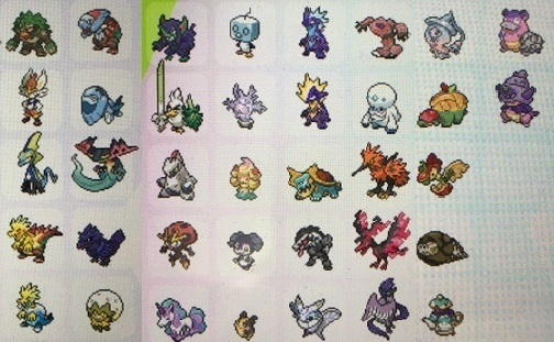 ポケットモンスター ウルトラサン 中古ソフト ムーン ソード 色違い全