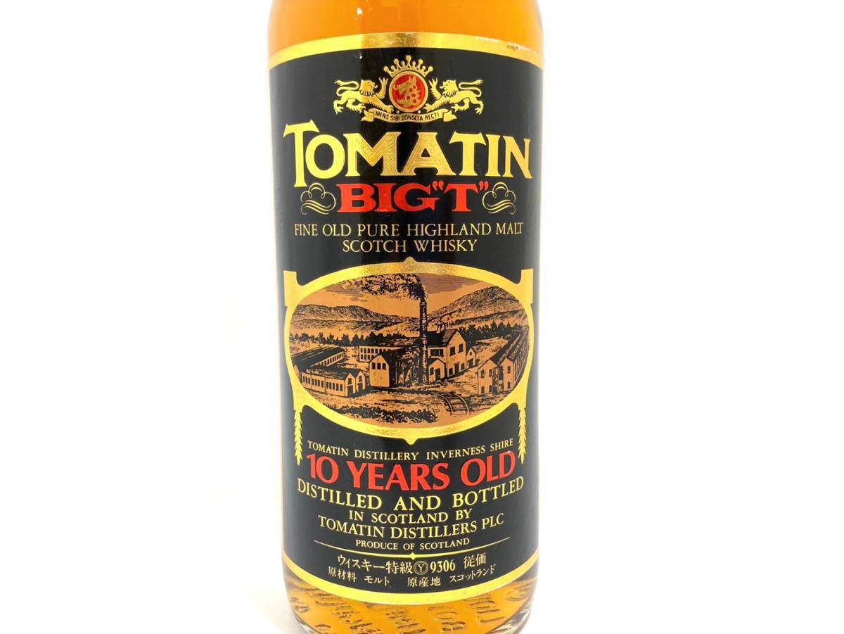 未開栓】TOMATIN/トマーティン BIG T ビッグ T 10年 ピュアモルト