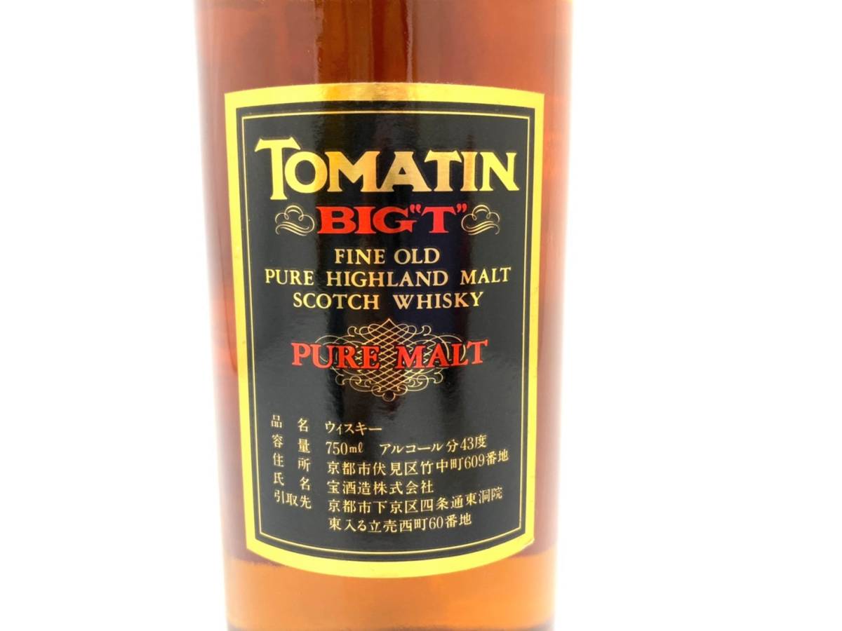 未開栓】TOMATIN/トマーティン BIG T ビッグ T 10年 ピュアモルト