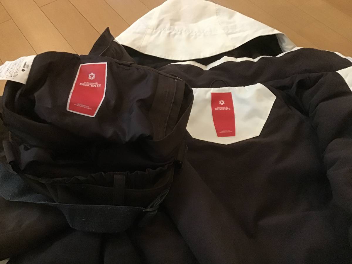 ♪1円～デサント スキー　スノボー　ウェア♪レディース　サイズL　上下セット デサント DESCENTE - デサント（DESCENTE）（レディース）スキーウェア レディースM スキーウェア（上下セット・つなぎ｜レディース