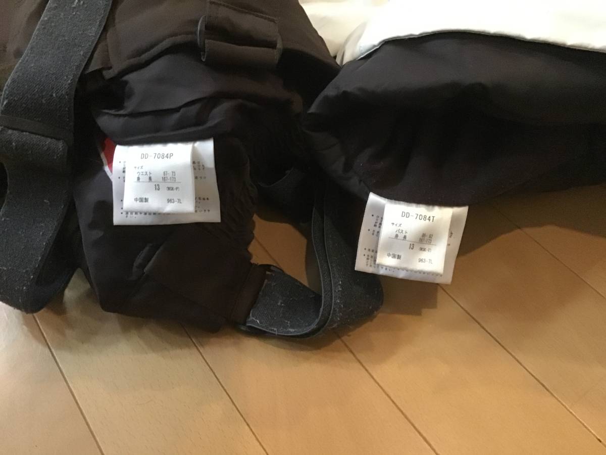 ♪1円～デサント スキー　スノボー　ウェア♪レディース　サイズL　上下セット デサント DESCENTE - デサント（DESCENTE）（レディース）スキーウェア レディースM スキーウェア（上下セット・つなぎ｜レディース