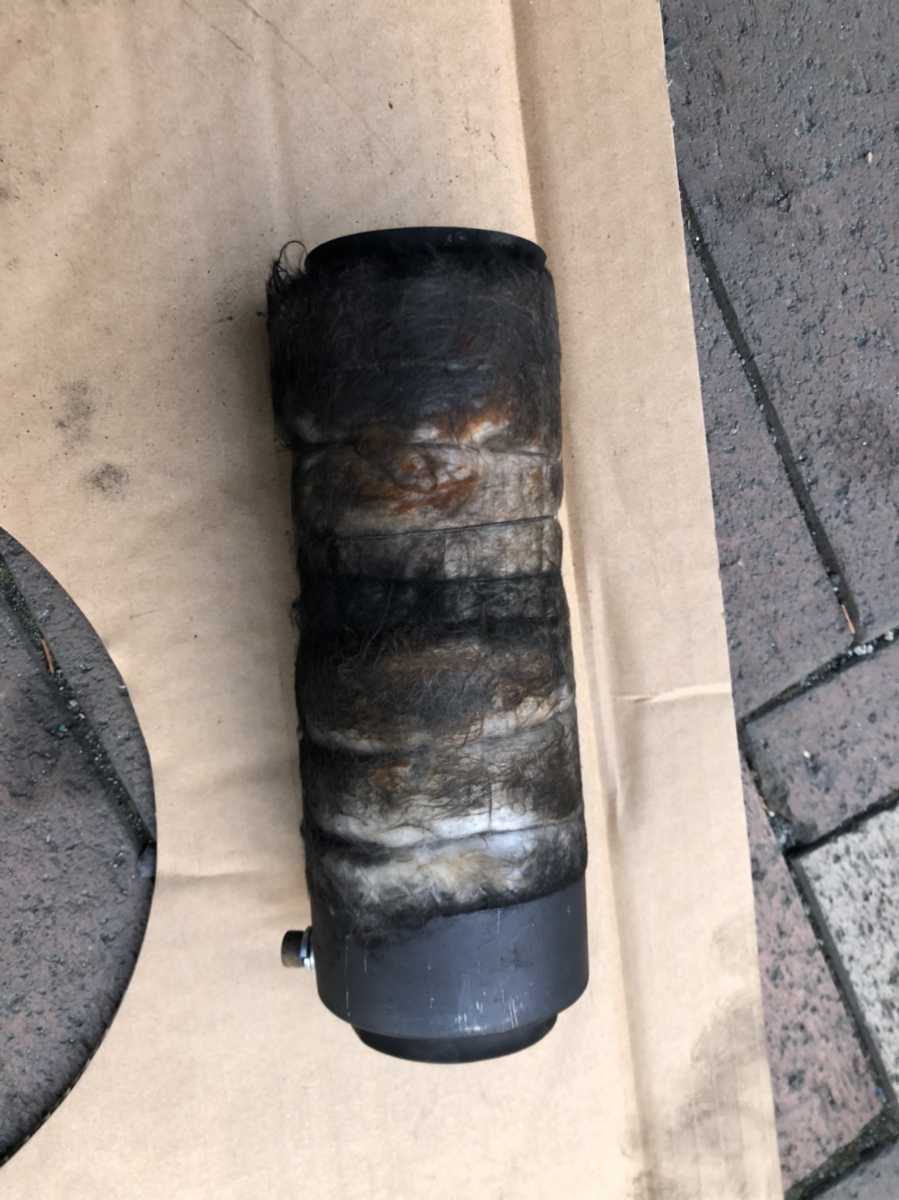 トーキョー鉄管 サイレンサー 74パイ 中古 インナーバッフル 昭和
