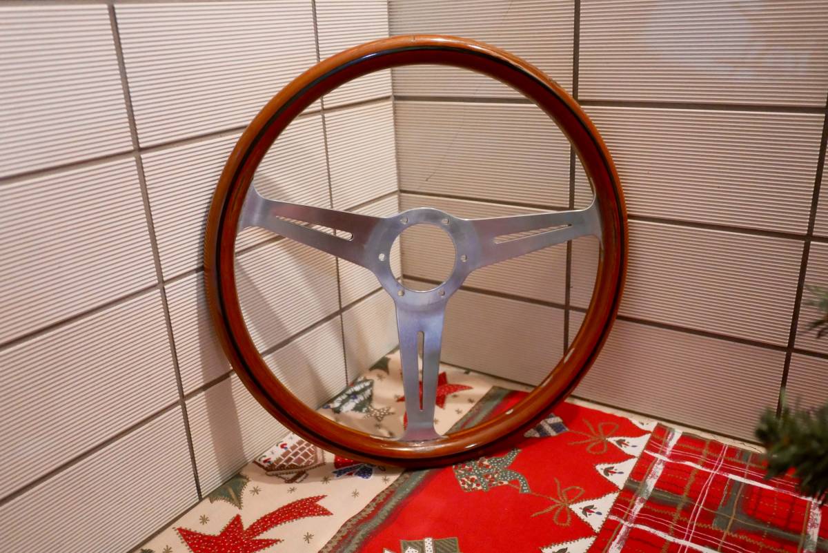 ナルディ NARDI クラシック 36.5φ ウッドステアリング 旧車 当時物 族