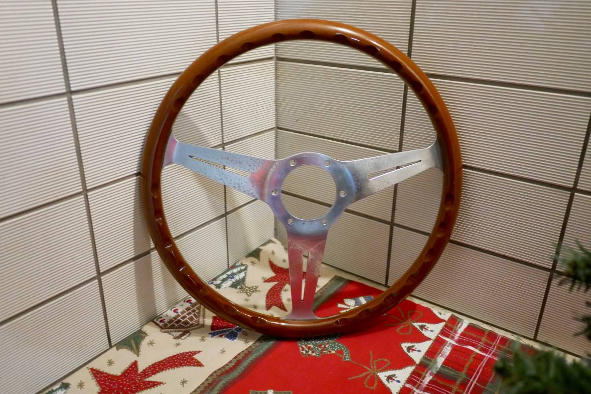 ナルディ NARDI クラシック 36.5φ ウッドステアリング 旧車 当時物 族