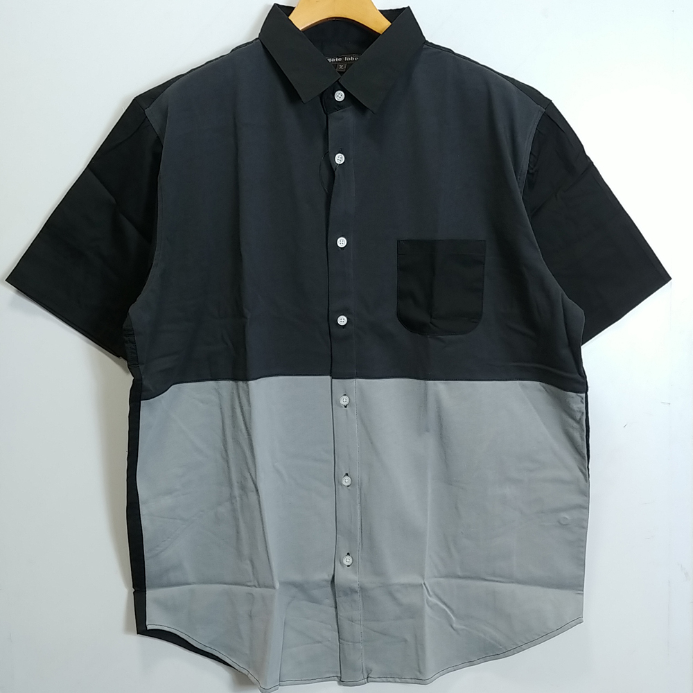 シャツ 5l 4xlサイズ ドレスシャツ カジュアルシャツ 半袖 メンズ レディース 兼用 黒 bk Xlサイズ以上 売買されたオークション情報 Yahooの商品情報をアーカイブ公開 オークファン Aucfan Com