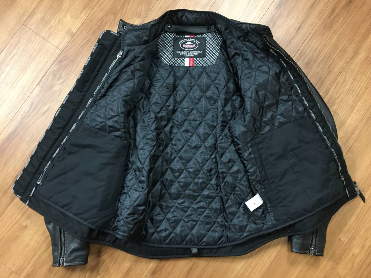 極美品 KUSHITANI クシタニ K-0678 ステムジャケット レザー 