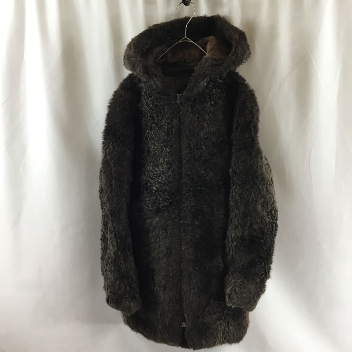 ☆ USED Unknown ファージャケット 茶 S ☆ 中古・古着通販unknown 7 