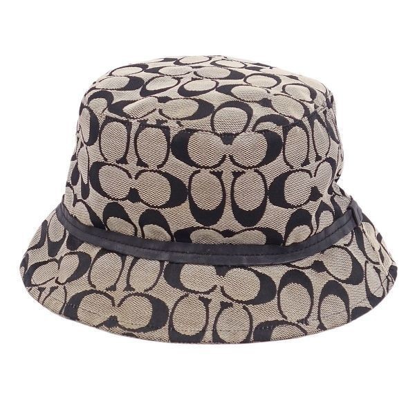  コーチ COACH シグネチャー 総柄 ハット バケットハット 帽子 レザー キャンバス レディース M/L ブラック ci02oe-rk04b12954(帽子)｜売買されたオークション情報、yahooの商品情報をアーカイブ公開 - 服飾小物