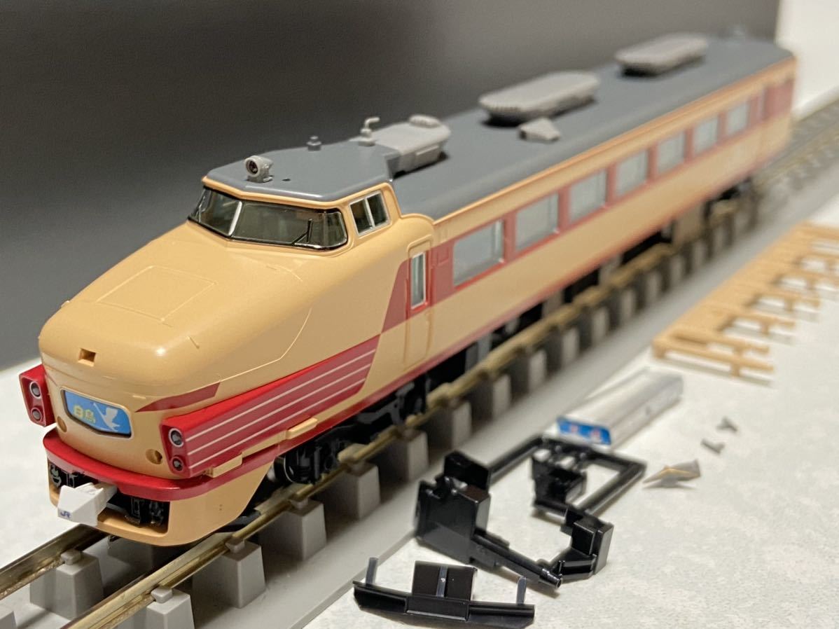 TOMIX クハ481 100 カバー無し パーツ付き 485系 京都総合運転所 白鳥 基本