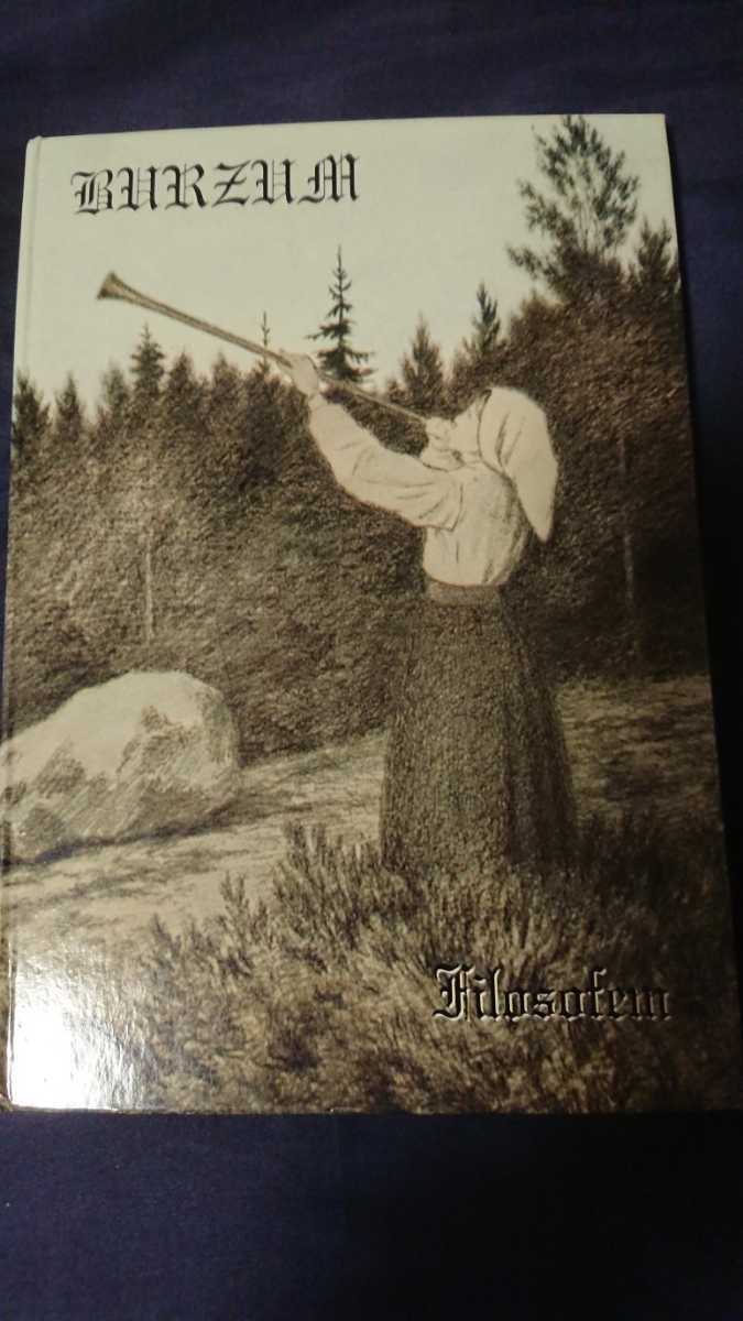 レア1stプレス BURZUM/Filosofem A5 Digibook CD ブラックメタル