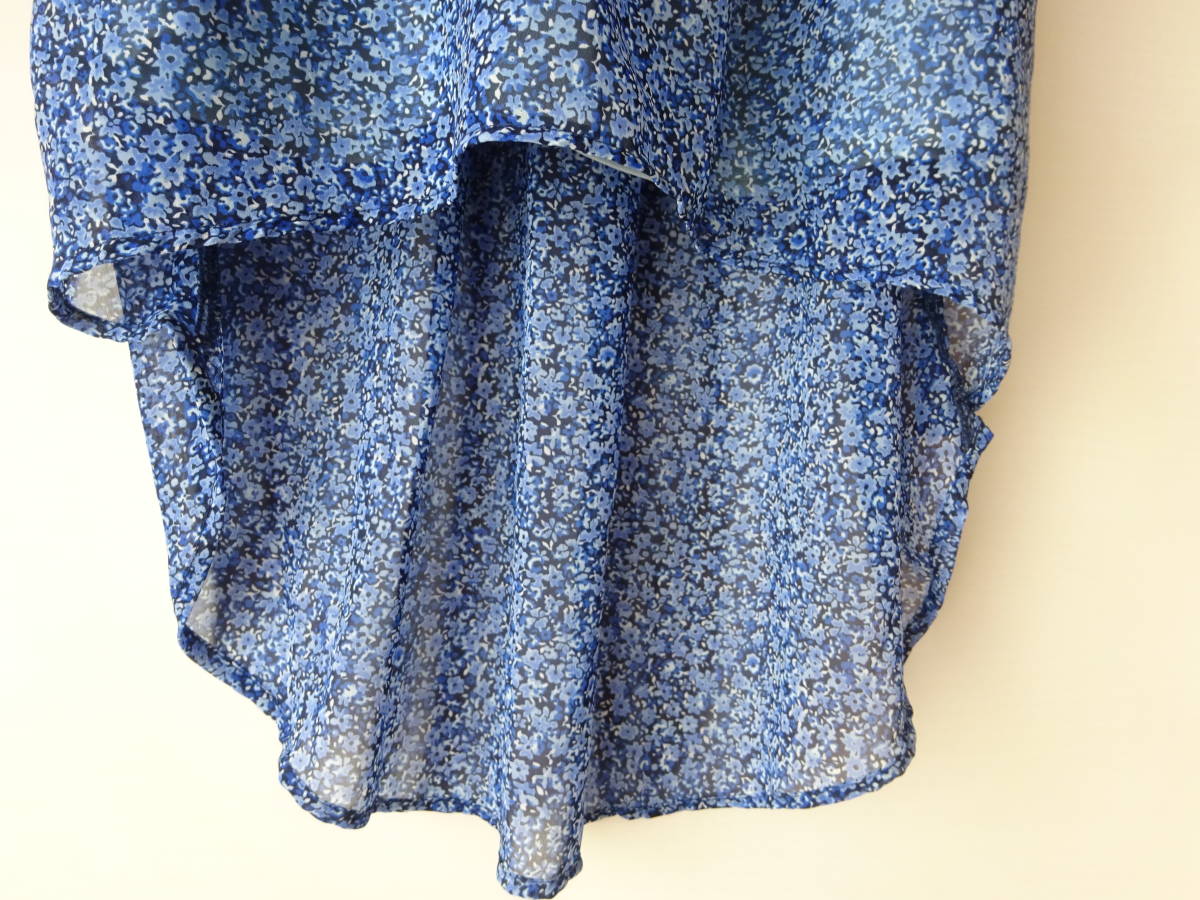 H M 150cm スカート ワンピース 花柄 ブルー 夏服 子供 キッズ 女の子 女の子用 売買されたオークション情報 Yahooの商品情報をアーカイブ公開 オークファン Aucfan Com