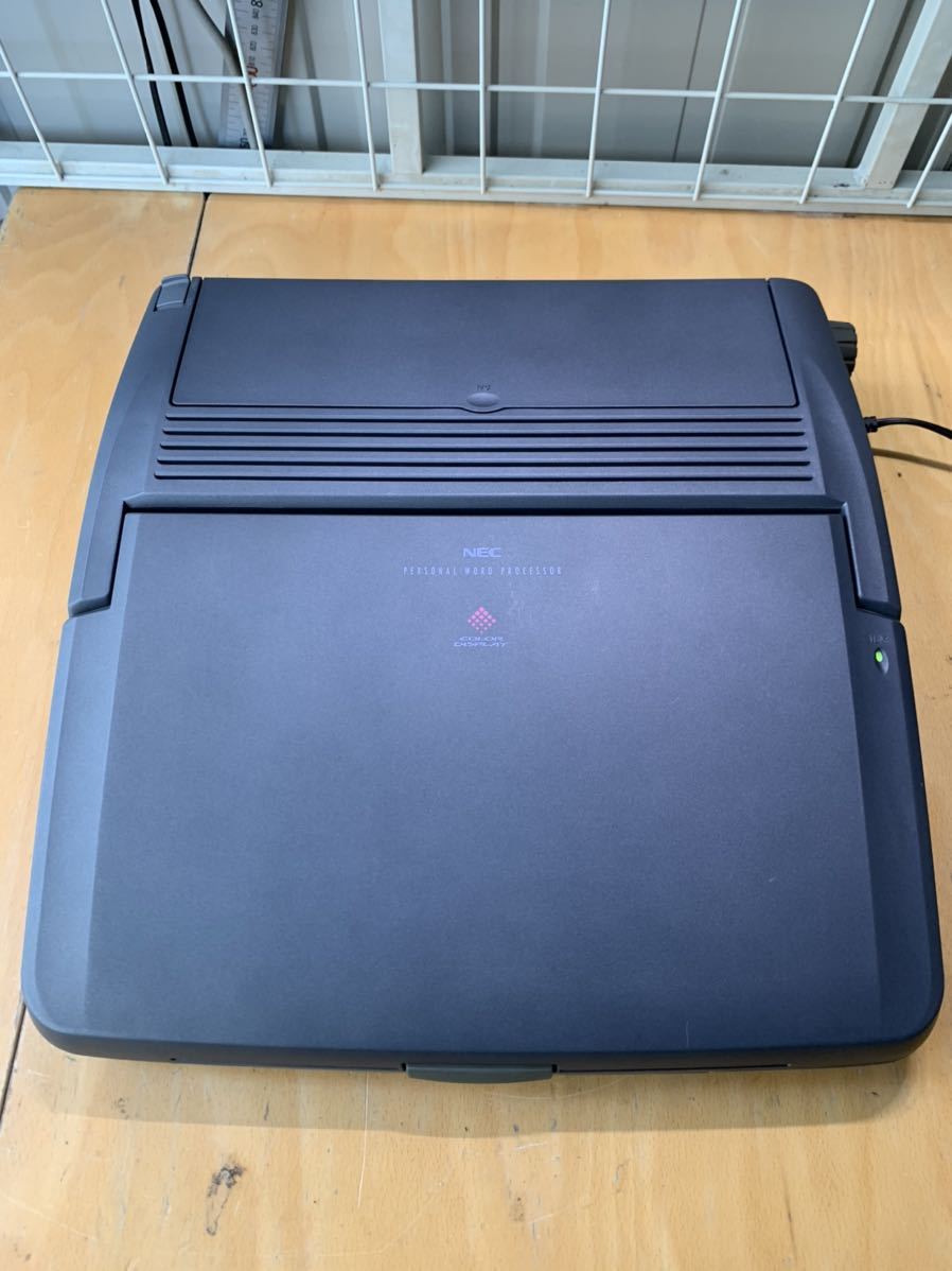 NEC 文豪MINI5ZC/PWP-5ZC/パーソナルワードプロセッサ/ワープロ/通電のみ現状品 文豪 NEC ワープロ 文豪MINI5UV モノクロ カラー液晶