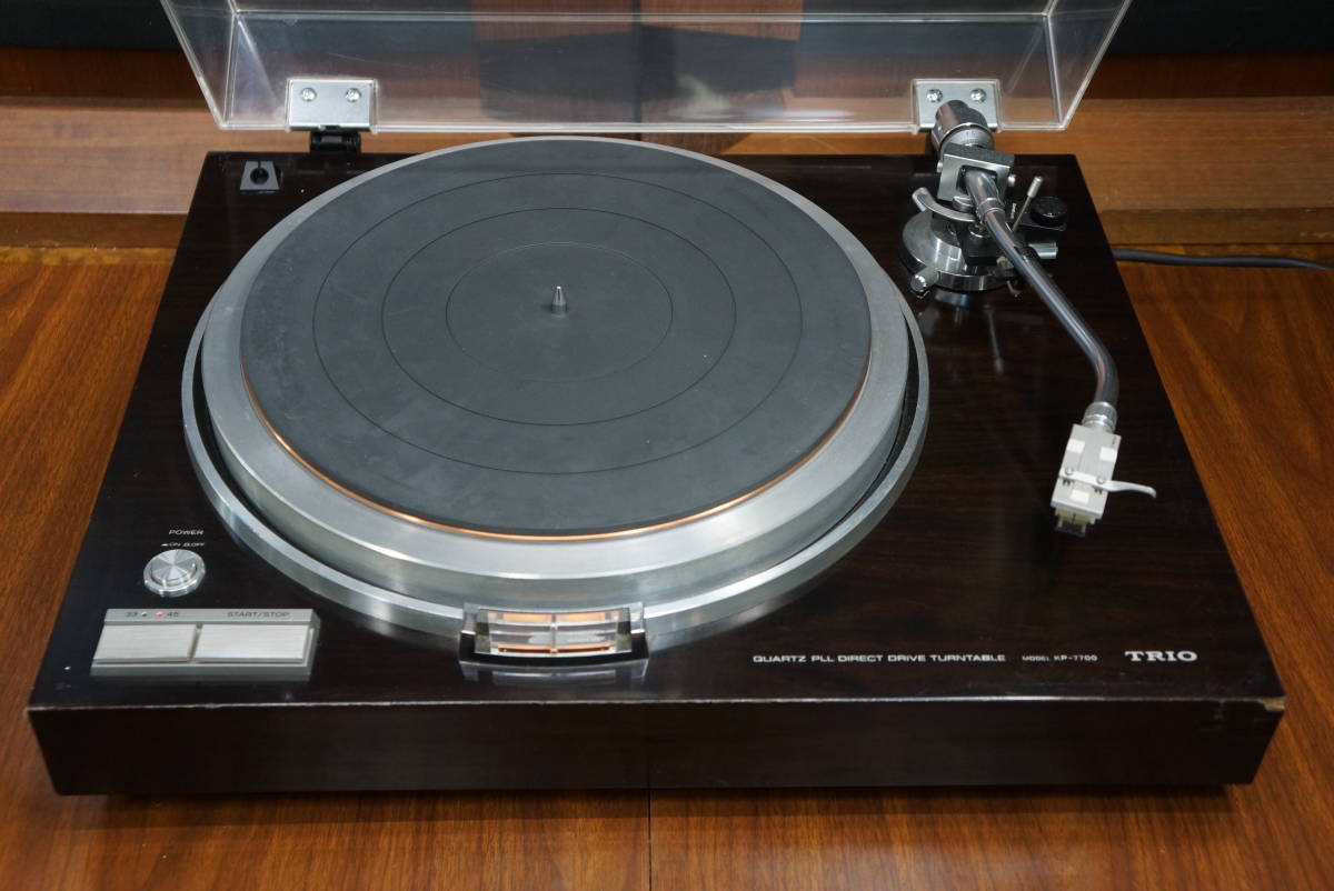 TRIO KP-700 Record Player Quartz PLL Auto Lift Up DD Turntable Kenwood TRIO KP-700 Record Player Quartz PLL Auto Lift Up DD Turntable Kenwood