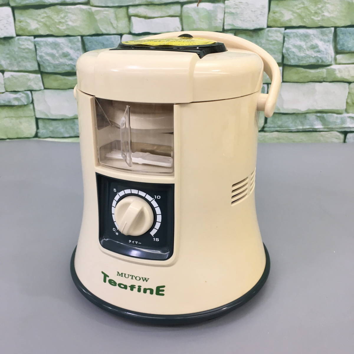 ムトウ ティーファイン TM-1SP 未使用 家庭用電動式お茶碾き器 ムトウ TM-1SP MUTOW ティーファイン TEAFINE Teafine 電動式お茶碾き