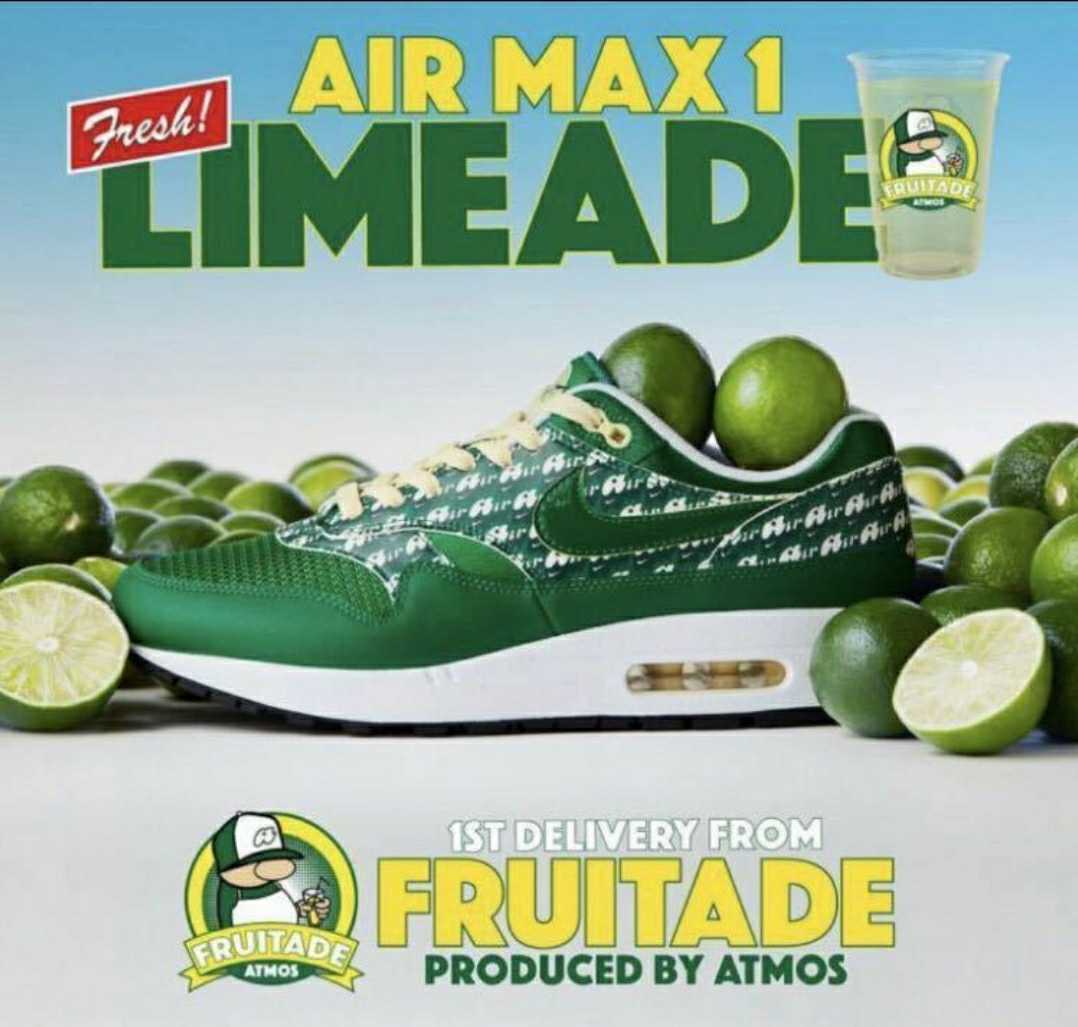 赤字超特価，100%新品 atmos抽選購入28cm NIKE AIR MAX 1 Limeade エアマックス1 ライムエードUS10 Powerwall Lemonadeレモネード プレミアム(28.0cm)｜売買されたオークション情報、yahooの商品情報をアーカイブ公開 - オークファン 28.0cm