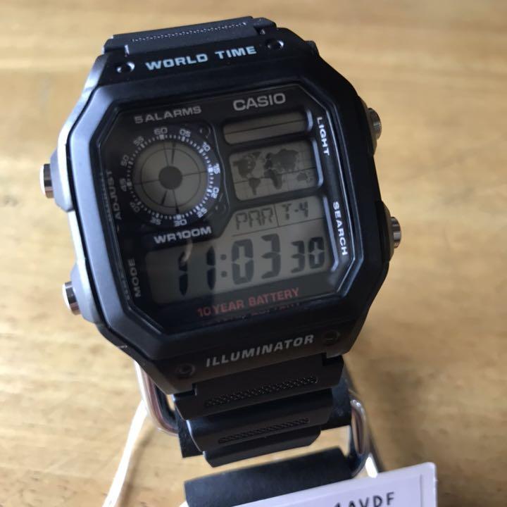新品】カシオ CASIO スタンダード 10年バッテリー デジタル 腕時計 AE 