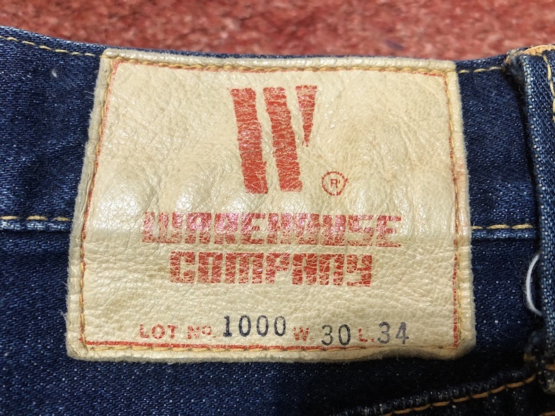☆WAREHOUSE & CO.(ウエアハウス) ”Lot.1000 Wパッチ 革パッチ 