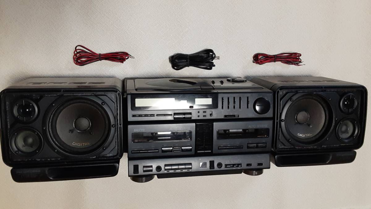 ゆうパック120サイズ ジャンク サンヨーPH-WCD850バブルラジカセ