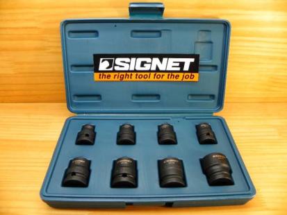 シグネット 1/2sq(12.7) ボルト リムーバー インパクト ソケットレンチ セット SIGNET 23132 ターボ ツイスト