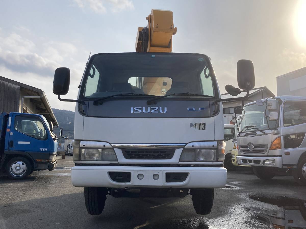 動画有 H16年 いすゞ エルフ 高所作業車 エスマック Ts 100 ブーム9 9m 4 7l ディーゼル 5速mt エンジン好調 佐賀福岡 2tトラック 小型トラック 売買されたオークション情報 Yahooの商品情報をアーカイブ公開 オークファン Aucfan Com