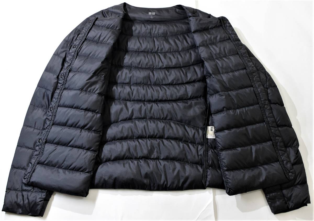 ☆UNIQLO ユニクロ☆#079066 ノーカラー ウルトラライトダウン 