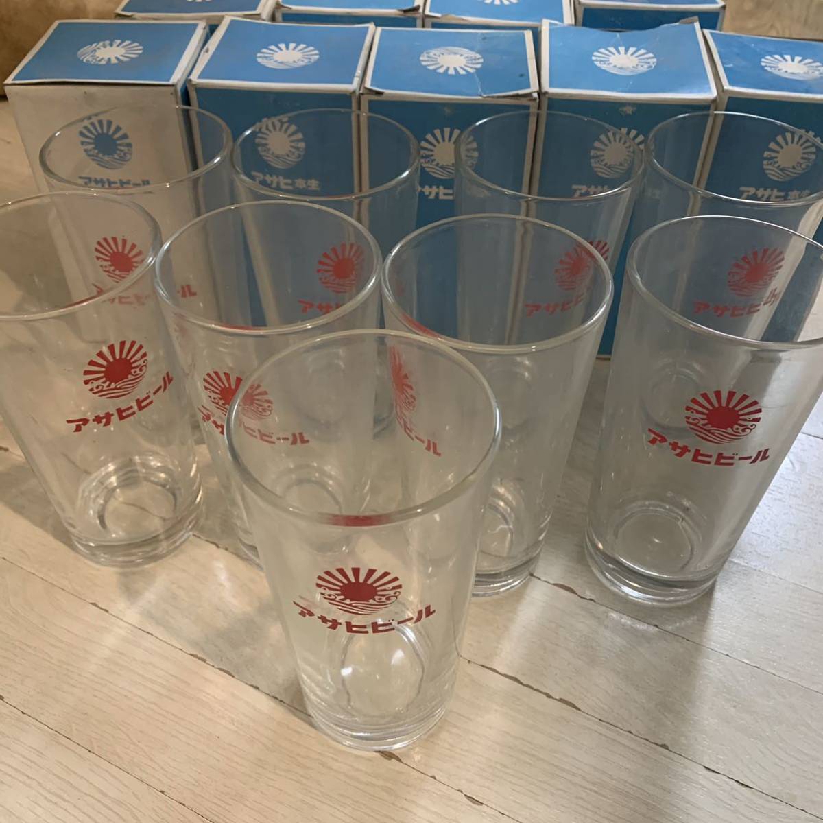 アサヒビール 昭和レトロ - ビールグラス グラス | メルカリ 旧ロゴ 