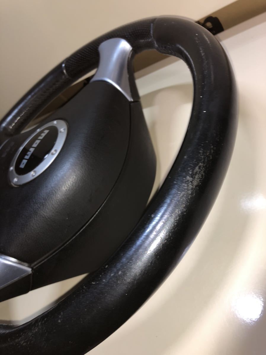ダイハツ　純正オプション　momo ステアリング　レザー_6