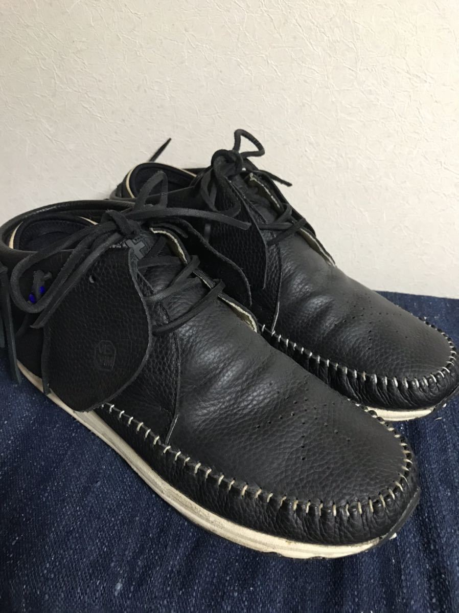 VISVIM FBT ビズビム レザー スニーカー 黒 モカシン //検索// 藤原 