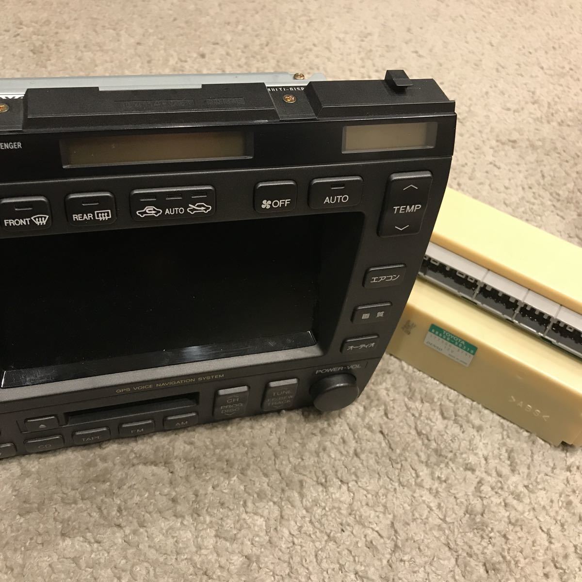 トヨタセルシオ UCF20⁄21マルチモニターナビ 純正品 20前期 セルシオ