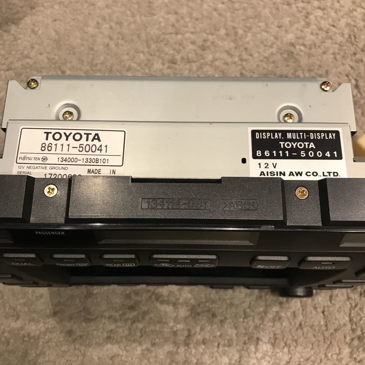 トヨタセルシオ UCF20⁄21マルチモニターナビ 純正品 20前期 セルシオ